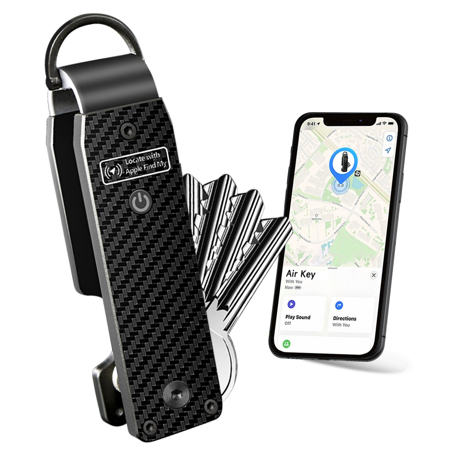 T5FM  Key Organizer with GPS Tracker